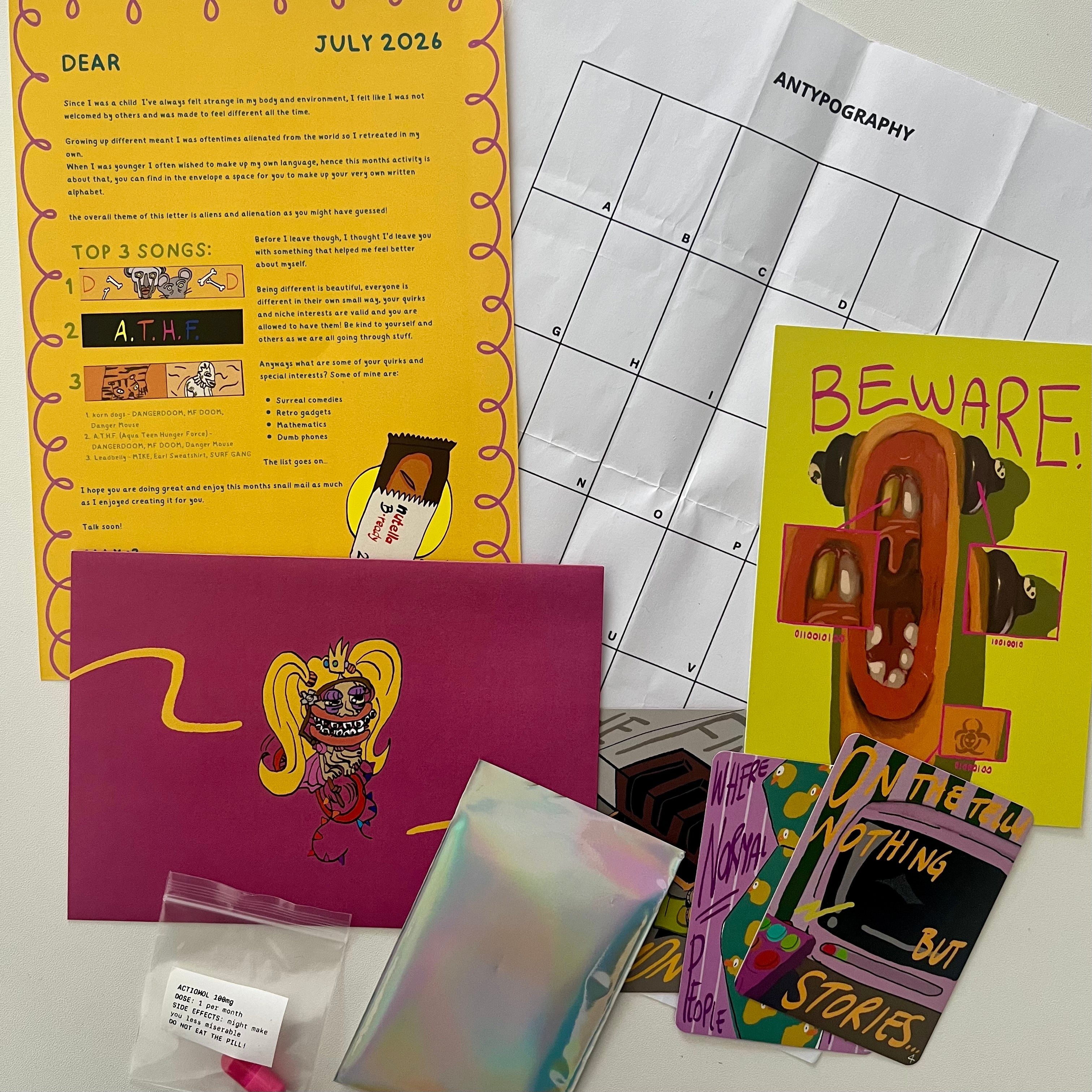 Inner Child Snail Mail - Monthly Subscription